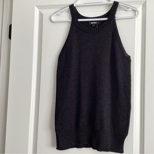 DKNY Black Knit Tank Top - Size S - NWOT
